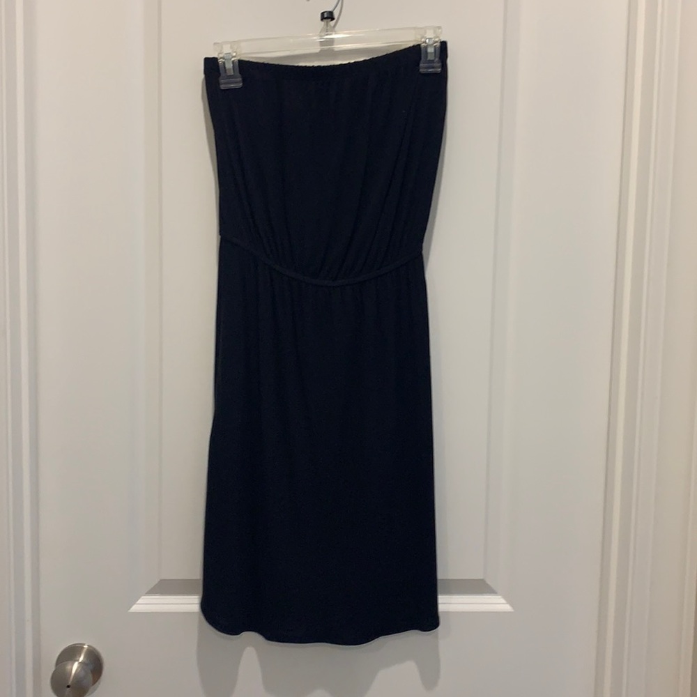 Old Navy Black strapless casual dress